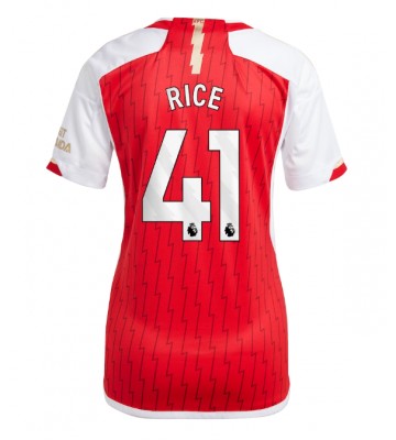 Arsenal Declan Rice #41 Hjemmebanetrøje Dame 2023-24 Kort ærmer